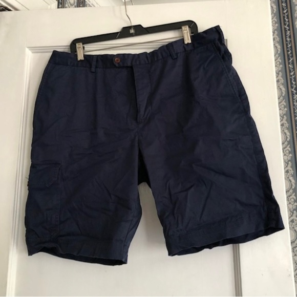 Williams & Kent Mens Cargo Shorts Size 40 Navy Blue *** - Picture 1 of 16